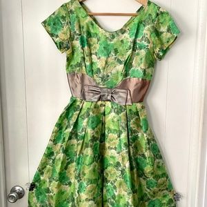 darling 50s vintage party swing dress (flaws)
